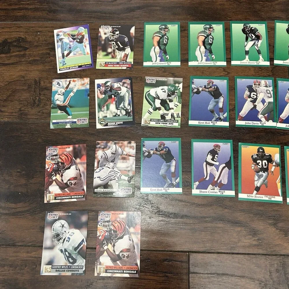 1991 Football Cards Random Teams & Players Lot of 26 Cards